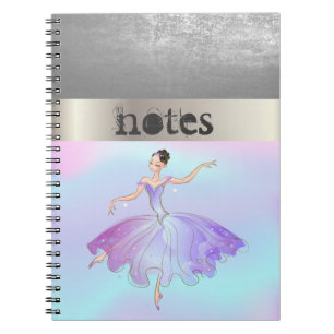Schattig Stijlvol Ballerina Holographic Notitieboek