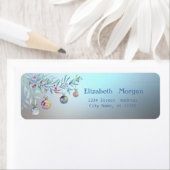 Schattig stijlvol, kerstbalken, boomtak etiket (Insitu)