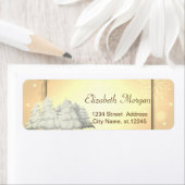 Schattig stijlvol, kerstbomen, feestdag etiket (Insitu)