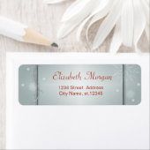 Schattig Stijlvol, Snowflakes, Vakantie Etiket (Insitu)