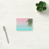 Schattig Stijlvolle BokehTropisch, Palmboom, Perso Post-it® Notes (Kantoor)