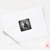 schattig stinkdier vierkante sticker (Envelop)