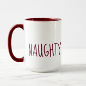 Schattig Stout en Leuk Kerstmis Mok (Links)