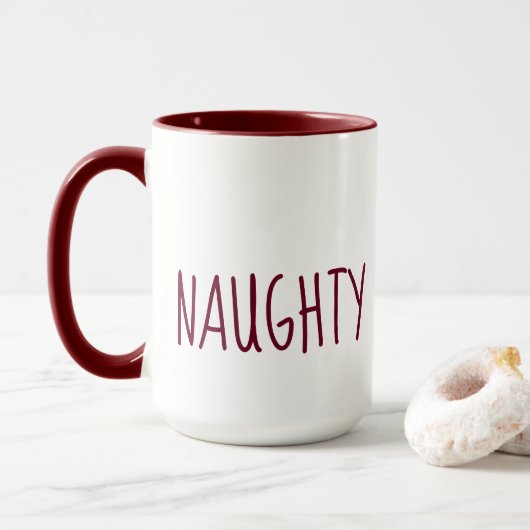Schattig Stout en Leuk Kerstmis Mok (Met donut)