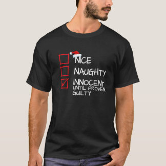 Schattig Stout Onschuldig Totdat het Tegendeel Bew T-shirt