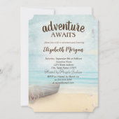 Schattig strand, boot, vuursteentje Pensioentspart Kaart (Voorkant)