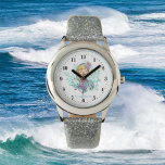 schattig strand fantasy mermaid add name horloge<br><div class="desc">schattig strand fantasie zeemeermin,  naam bekijken</div>