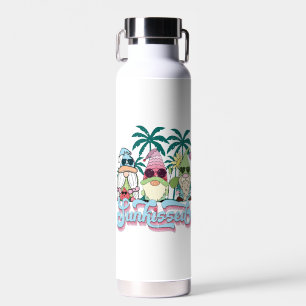 schattig strand zon kabouters zomer waterfles