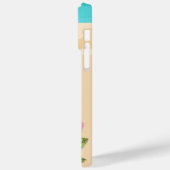 schattig strandroze flamingo Case-Mate iPhone case (Achterkant / Links)