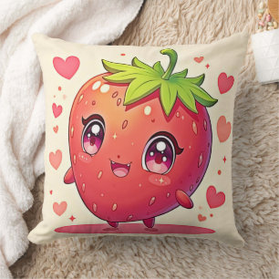 Schattig Strawberry Love Design Kussen