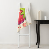 Schattig Strawberry Love Design Sherpa Deken (In situ)