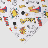 Schattig strip-patroon  tissuepapier (Detail)