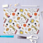 Schattig strip-patroon  tissuepapier (Craft)