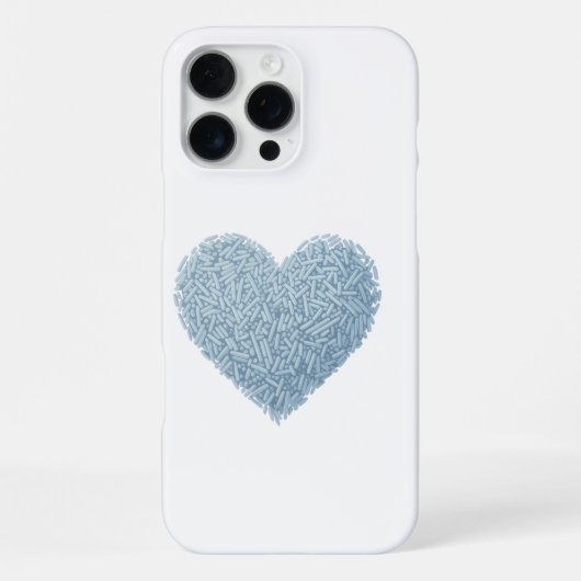 Schattig Strooihartje | Baby Strooi iPhone Hoesje (Achterkant)