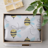 Schattig stuntel het Patroon van de Bij Tissuepapier (Geschenk)