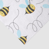 Schattig stuntel het Patroon van de Bij Tissuepapier (Detail)