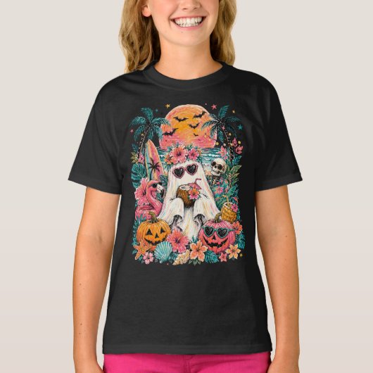 Schattig Summerween spook T-shirt (Voorkant)