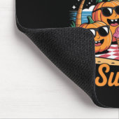 Schattig Summerween spooktje Funny Beach Halloween Muismat (Hoek)