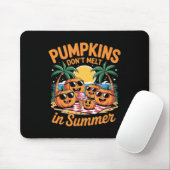 Schattig Summerween spooktje Funny Beach Halloween Muismat (Met muis)