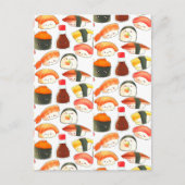 Schattig Sushi Briefkaart (Voorkant)