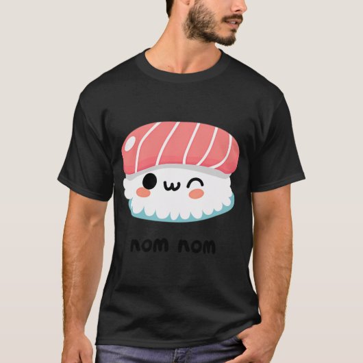 Schattig Sushi-ontwerp T-shirt (Voorkant)
