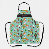 Schattig Sushi  Schort (Voorkant)