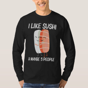 Schattig Sushi Voor Mannen Vrouwen Japans Eten Voe T-shirt