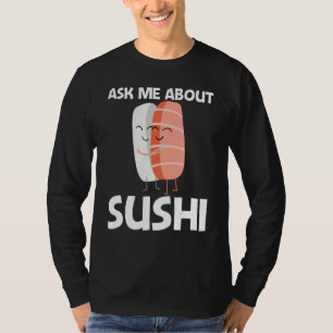 Schattig Sushi Voor Mannen Vrouwen Japans Eten Voe T-shirt