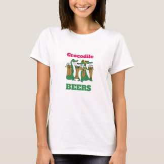 SCHATTIG! T-shirt krokodillen BIEREN - Grappig