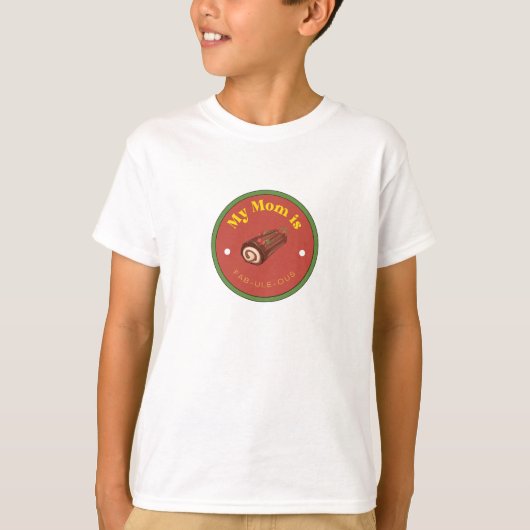 SCHATTIG! T-shirt - Mijn moeder is Fab-Ule-ous (Voorkant)