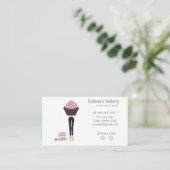 Schattig, taart, bakkerij visitekaartje (Staand voorkant)