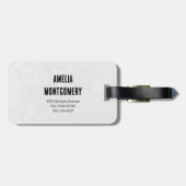 Schattig Tabby kitten kijken verrast Bagagelabel (Achterkant horizontaal)