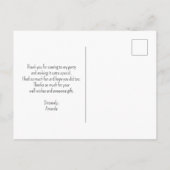 Schattig Tabby kitten kijken verrast dank u Briefkaart (Achterkant)