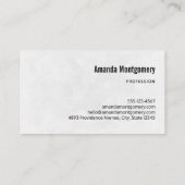 Schattig Tabby kitten kijken verrast Visitekaartje (Achterkant)