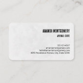 Schattig Tabby kitten kijken verrast Visitekaartje (Achterkant)