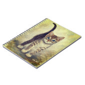 Schattig tabby poesje  notitieboek (Linkerzijde)