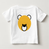 "Schattig Taddy Beer Baby T-shirt (Achterkant)