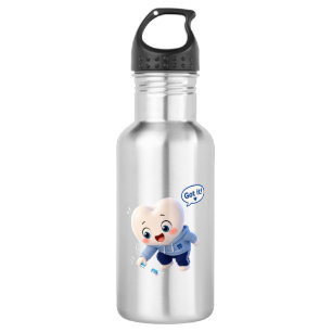 Schattig Tand Karakter "Heb het!" Tandhygiënist Sp Waterfles