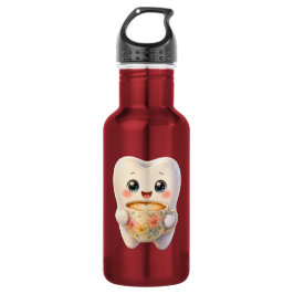 Schattig Tandheelkundig Koffieliefhebber Kawaii Ka Waterfles