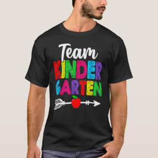 Schattig Team Kleuterleidster Studenten Terug Naar T-shirt