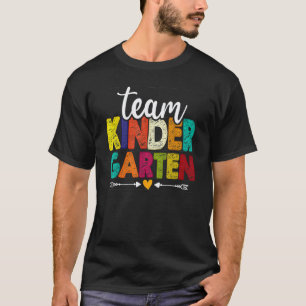 Schattig Team Kleuterschool Gelukkig Terug Naar Sc T-shirt