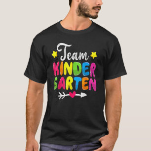 Schattig team kleuterschool terug naar school lera t-shirt
