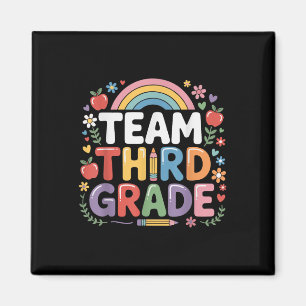 Schattig Team Regenboog Derde Klas Voor Leraren &a Magneet