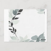 Schattig Teddie Beer dank u Briefkaart (Achterkant)