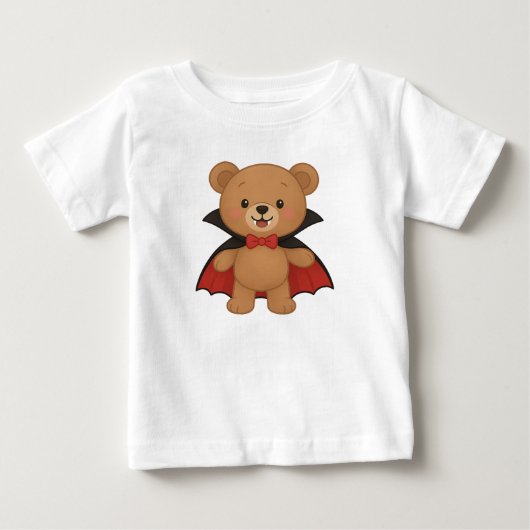 Schattig Teddy Vampier Aardig Halloween Ontwerp (Voorkant)