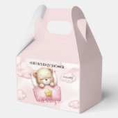 Schattig teddybeer Baby shower Bedankdoosjes (Voorkant)