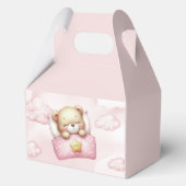 Schattig teddybeer Baby shower Bedankdoosjes (Achterkant)