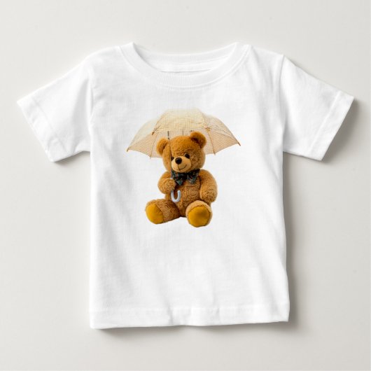 Schattig teddybeer met paraplu (Voorkant)