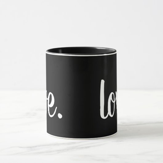 schattig teken LOVE. script | Mok (Midden)