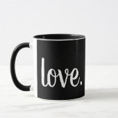 schattig teken LOVE. script | Mok (Links)